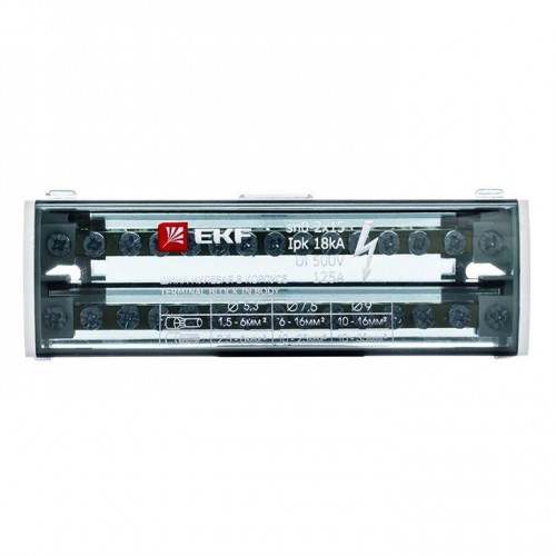 Шина нулевая в корпусе 2х15 EKF sn0-2x15