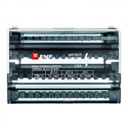 Шина нулевая в корпусе 4х15 EKF sn0-4x15