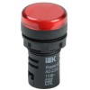 Лампа светосигнальная AD22DS d22мм 24В AC/DC красн. KARAT IEK BLS10-ADDS-024-K04