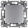 Выключатель 1-кл. СП Etika 10А IP20 250В 10AX авт. зажимы механизм алюм. Leg 672401