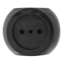 Разветвитель 3-м 6А IP20 Шар 220В черн. Rexant 11-1063-1