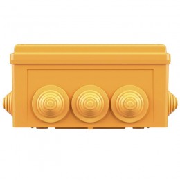 Коробка ответвительная FS 150х110х70мм 4р 450В 32А 10кв.мм нерж. контакт с каб. вводами и клеммн. IP55 пластик. DKC FSK21410