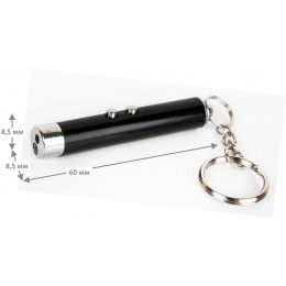 Фонарь LED30L (1LED+лазерная указка 3хAG3 блист-пакет черн.) Ultraflash 12325