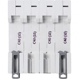 Выключатель автоматический модульный 4п C 40А 4.5кА RX3 ИЭК Leg 419745