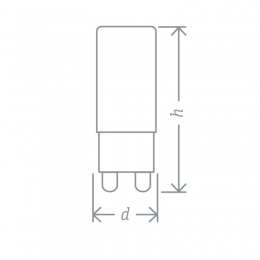 Лампа светодиодная 71 993 NLL-P-G9-3-230-3K 3Вт 3000К тепл. бел. G9 250лм 220-240В Navigator 71993