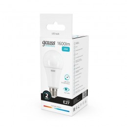 Лампа светодиодная Elementary 20Вт A60 грушевидная 4100К нейтр. бел. E27 1600лм GAUSS 23229