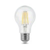 Лампа светодиодная филаментная Black Filament 6Вт A60 грушевидная 4100К нейтр. бел. E27 630лм GAUSS 102802206