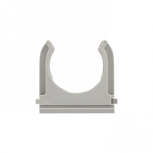 Держатель для труб (клипса) d25мм сер. (уп.10шт) Plast EKF derj-z-25n-r
