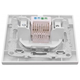 Розетка компьютерная 1-м СП Минск RJ45 бел. Basic EKF ERK01-035-10