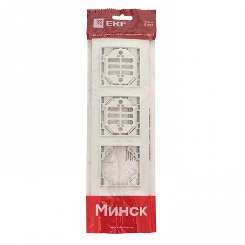 Рамка 4-м Минск горизонтальная бел. Basic EKF ERM-G-304-10