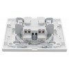 Розетка 1-м СП Минск 10А IP20 без заземл. защ. шторки бел. Basic EKF ERR10-022-100