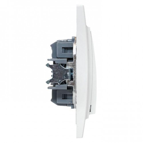 Выключатель 1-кл. СП Минск 10А IP20 бел. Basic EKF ERV10-021-10