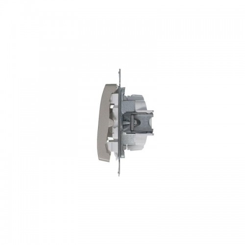 Выключатель 2-кл. СП Glossa 10А IP20 (сх. 5) 10AX механизм платина SE GSL001251
