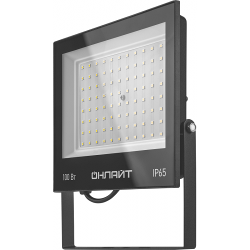 Прожектор светодиодный 61 948 OFL-100-6K-BL-IP65-LED 100Вт 6000К IP65 8000лм черн. ОНЛАЙТ 61948