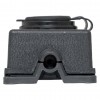 Колодка 2-м 16А IP44 2P+PE 230В с защ. крышками каучук PROxima EKF RPS-018-16-230-44-r