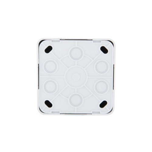 Розетка 1-м ОП Viola 16А IP20 без заземл. бел. LEZARD 751-0200-121