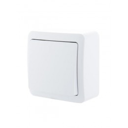 Выключатель 1-кл. 1п ОП Viola 10А IP20 бел. LEZARD 751-0200-100