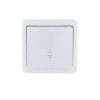 Переключатель проходной 1-кл. 1п ОП Viola 10А IP20 бел. LEZARD 751-0200-105