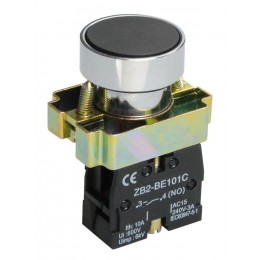 Кнопка LAY5-BA21 1НО без подсветки черн. KARAT IEK BBT60-BA-K02