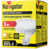 Лампа светодиодная 94 255 NLL-MR16-3-230-3K-GU5.3 3Вт 3000К тепл. бел. GU5.3 225лм 220-240В Navigator 94255