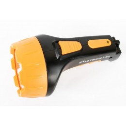 Фонарь аккумуляторный LED3815 15LED 2 режима аккум. SLA 220В пластик. черн./желт. (кор.) Ultraflash 9217