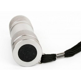 Фонарь UF9LED 3хR03 9LED алюм. металлик (короб) Ultraflash 7903