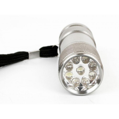 Фонарь UF9LED 3хR03 9LED алюм. металлик (короб) Ultraflash 7903