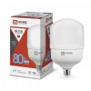 Лампа светодиодная высокомощная LED-HP-PRO 80Вт цилиндр 6500К холод. бел. E27 7600лм 230В с адаптером E40 IN HOME 4690612031149