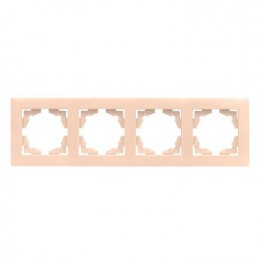 Рамка 4-м Валенсия крем. PROxima EKF EWM-G-304-20