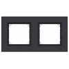 Рамка 2-м AtlasDesign Aqua IP44 карбон SE ATN441002