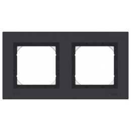 Рамка 2-м AtlasDesign Aqua IP44 карбон SE ATN441002