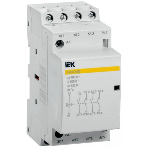 Контактор модульный КМ20-40М AC KARAT IEK MKK11-20-40