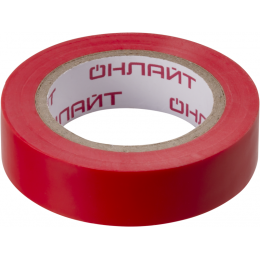 Изолента ПВХ 61 878 OIT-B15-10/R красн. ОНЛАЙТ 61878
