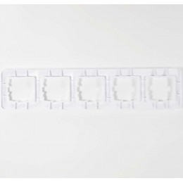 Рамка 5-м Karina Life горизонт. бел. LEZARD 708-0200-150