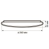 Светильник светодиодный декоративный PPB Astra-2 18Вт 4000К IP20 d260х55 настенно-потолочный бытовой JazzWay 5027008