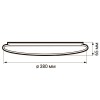 Светильник светодиодный декоративный PPB Astra-2 36Вт 4000К IP20 d380х65 настенно-потолочный бытовой JazzWay 5027046