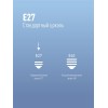 Лампа светодиодная HВтLED 40Вт 220В E27 4500К Космос LksmHWLED40WE2745