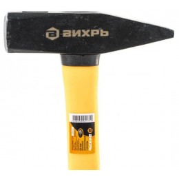 Молоток 600г квадратн. боек фибергласовая двухкомпонентн. ручка Вихрь 73/6/8/6