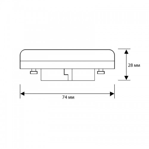 Лампа светодиодная LED-GX53-15W-GX53-4K 15Вт GX53 4500К 180-240В Ergolux 14239