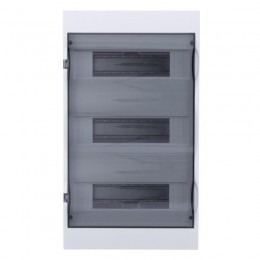 Бокс встраиваемый СП City9 Box 3 ряда 36мод. с прозр. дверцей SE EZ9E312S2FRU