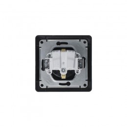 Розетка 1-м СП 1мод. Glossa 16А IP20 с заземл. в сборе антрацит SE GSL000742