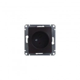 Розетка 1-м СП 1мод. Glossa 16А IP20 без заземл. механизм шоколад SE GSL000841