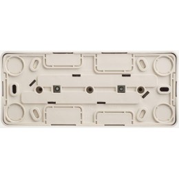 Розетка 3-м ОП Этюд 16А IP20 250В без заземл. без защ. шторок крем. SE PA16-009K