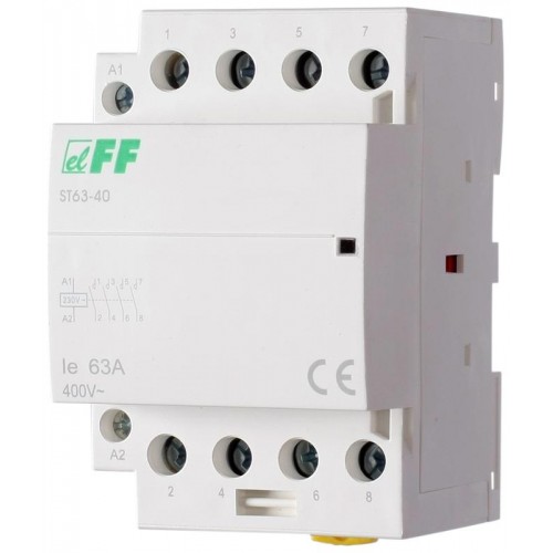 Контактор модульный ST-63-40 230В 63А F&F EA13.001.005