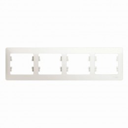 Рамка 4-м Glossa горизонт. перламутр SE GSL000604