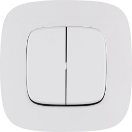 Выключатель 2-кл. СП Valena Allure 10А IP20 250В с лицев. панелью безвинтов. зажимы механизм бел. Leg 752705