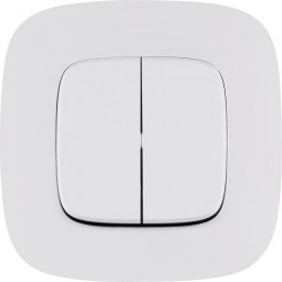 Переключатель 2-кл. СП Valena Allure 10А IP20 250В с лицев. панелью безвинтов. зажимы механизм бел. Leg 752708