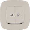 Переключатель 2-кл. СП Valena Allure 10А IP20 250В 10AX с подсветкой с лицев. панелью механизм сл. кость Leg 752809
