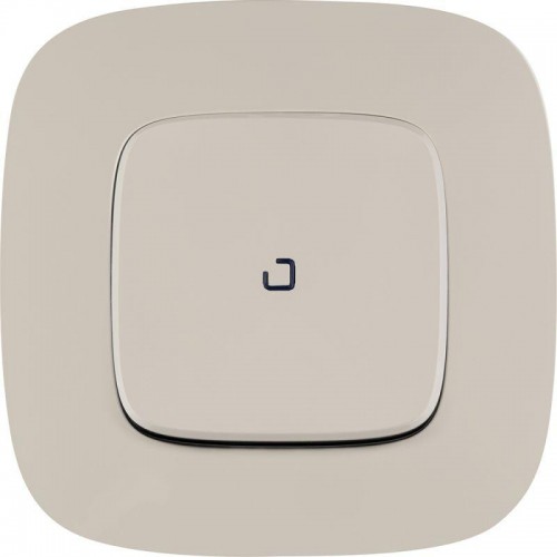 Переключатель 1-кл. СП Valena Allure 10А IP20 250В 10AX с подсветкой с лицев. панелью безвинтов. зажимы механизм сл. кость Leg 752826