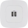 Устройство зарядное Valena Allure с 2-мя USB-разъемами 240В/5В 1500мА с лиц. панелью бел. Leg 754995